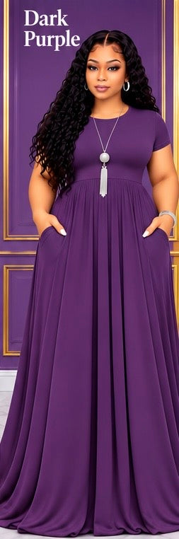 ✨ Effortless Style Meets Everyday Comfort! ✨

Step out looking beautiful and feeling comfortable in our Women’s Short-Sleeve Maxi Dress. Designed with a relaxed, flattering fit and convenient pockets, this casual long dress is perfect for shopping, vacati