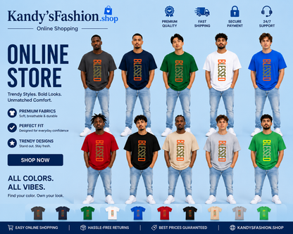 Mens Clothes BLESSED Graphic Print T-Shirt Summer Clothes Casual Short Sleeve Crew Neck T- Shirts