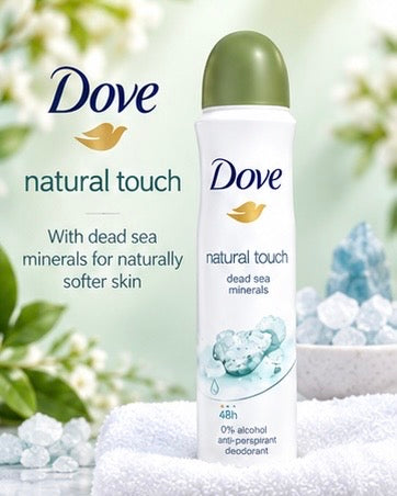 1 Pack Dove Antiperspirant Spray Deodorant For Women 150 Ml Variety Packs