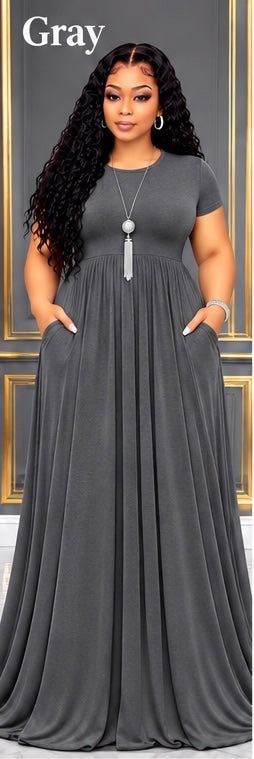 ✨ Effortless Style Meets Everyday Comfort! ✨

Step out looking beautiful and feeling comfortable in our Women’s Short-Sleeve Maxi Dress. Designed with a relaxed, flattering fit and convenient pockets, this casual long dress is perfect for shopping, vacati
