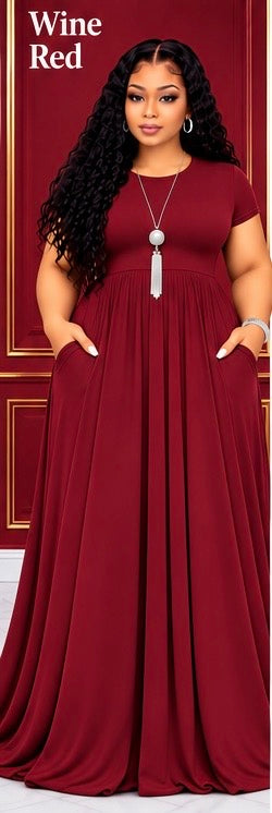 ✨ Effortless Style Meets Everyday Comfort! ✨

Step out looking beautiful and feeling comfortable in our Women’s Short-Sleeve Maxi Dress. Designed with a relaxed, flattering fit and convenient pockets, this casual long dress is perfect for shopping, vacati