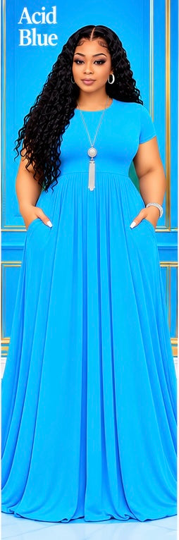 ✨ Effortless Style Meets Everyday Comfort! ✨

Step out looking beautiful and feeling comfortable in our Women’s Short-Sleeve Maxi Dress. Designed with a relaxed, flattering fit and convenient pockets, this casual long dress is perfect for shopping, vacati