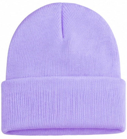 Knitted Winter Beanie Hats for Men and Women, Warm and Cozy Cuffed Skull Caps,