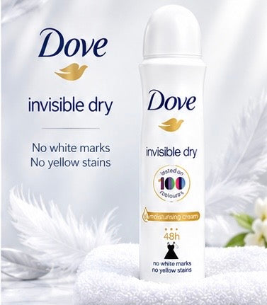 1 Pack Dove Antiperspirant Spray Deodorant For Women 150 Ml Variety Packs