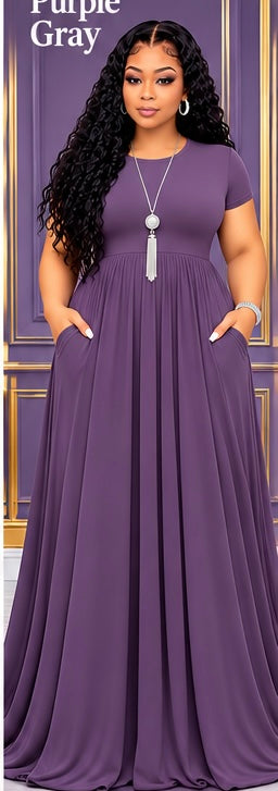 ✨ Effortless Style Meets Everyday Comfort! ✨

Step out looking beautiful and feeling comfortable in our Women’s Short-Sleeve Maxi Dress. Designed with a relaxed, flattering fit and convenient pockets, this casual long dress is perfect for shopping, vacati
