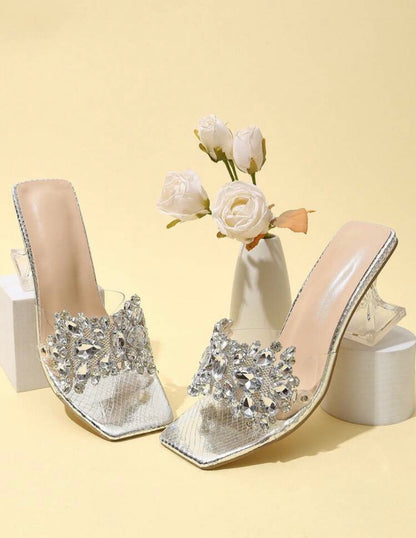 Spring/Summer
Fashionable Rhinestone High
Heel Sandals Valentines ^
*