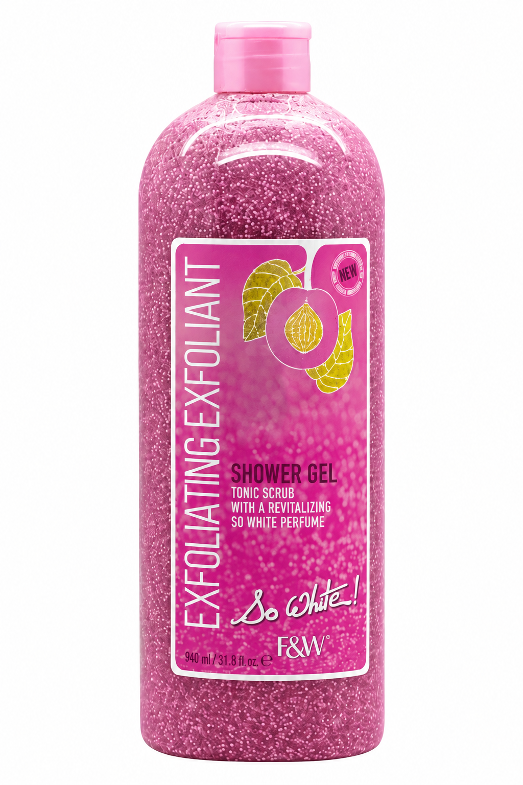 FAIR & WHITE So White Exfoliating Shower Gel/Tonic Scrub 940ml / 31.8fl.oz.