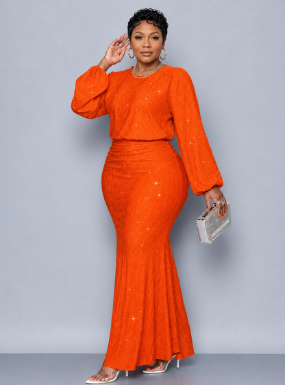 Luxury Pink Mermaid Maxi Dress
Experience timeless elegance with this beautifully crafted bodycon dress. Its flattering fit, premium textured fabric, and flowing mermaid hem create a sophisticated look that transitions effortlessly from daytime elegance t