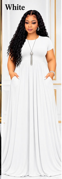 ✨ Effortless Style Meets Everyday Comfort! ✨

Step out looking beautiful and feeling comfortable in our Women’s Short-Sleeve Maxi Dress. Designed with a relaxed, flattering fit and convenient pockets, this casual long dress is perfect for shopping, vacati