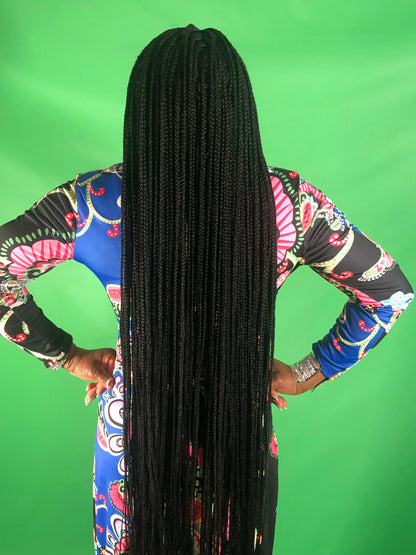 Pretty Girl Lace Wig 4X4 Lace Parting Box - Braid 50"