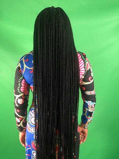 Pretty Girl Lace Wig 4X4 Lace Parting Box - Braid 50"