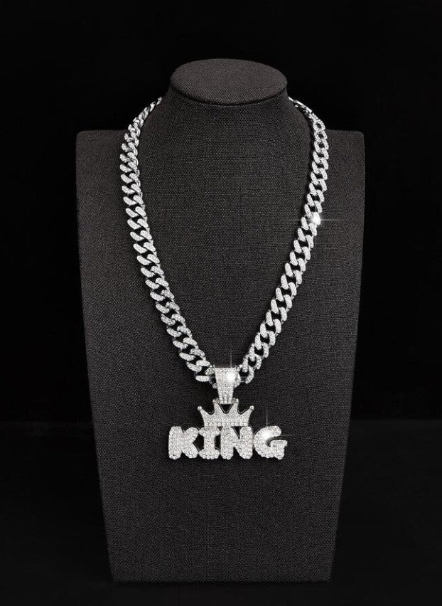 King Gold and Silver Hip-Hop Necklace