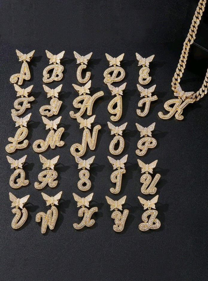 Letter H alphabet Necklace