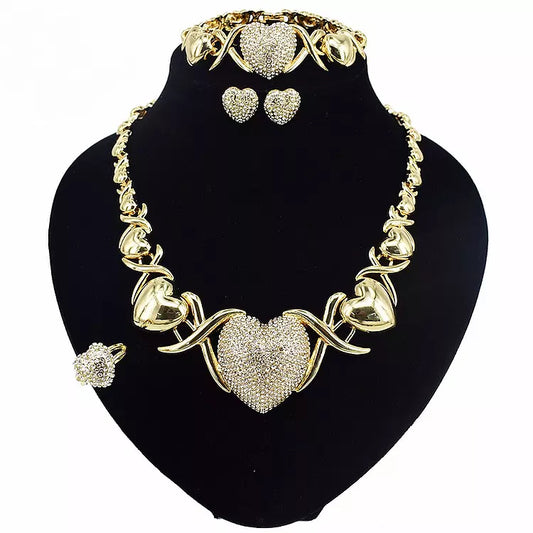 18K Gold-Filled Necklace Set