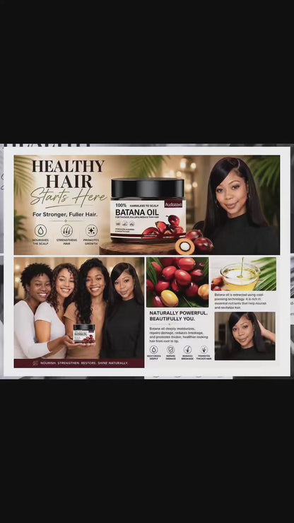 BATANA OIL
FOR THICKER, FULLER&REDUCE THIN HAIR
Audozava